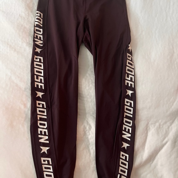 Golden Goose Maroon Athletic Pants - Picture 1 of 3